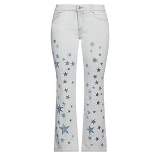 Stella McCartney Flared jeans with metallic stars Light Wash size 6